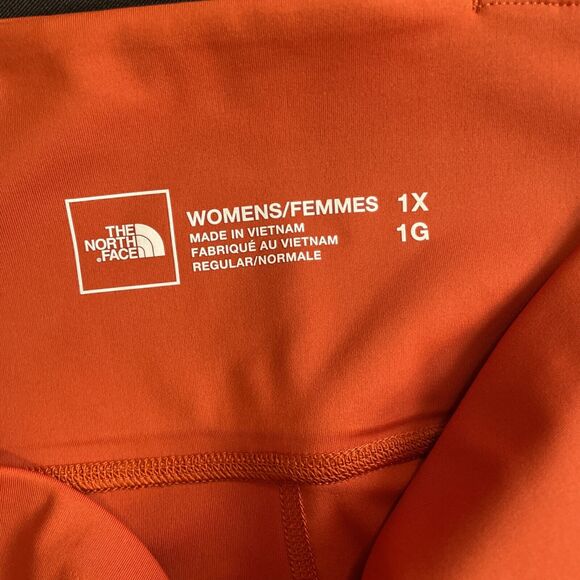 The North Face Womens Plus Size 1X‎ 7/8 Leggings Rusted Bronze FlashDry UPF 40+ - Picture 8 of 9